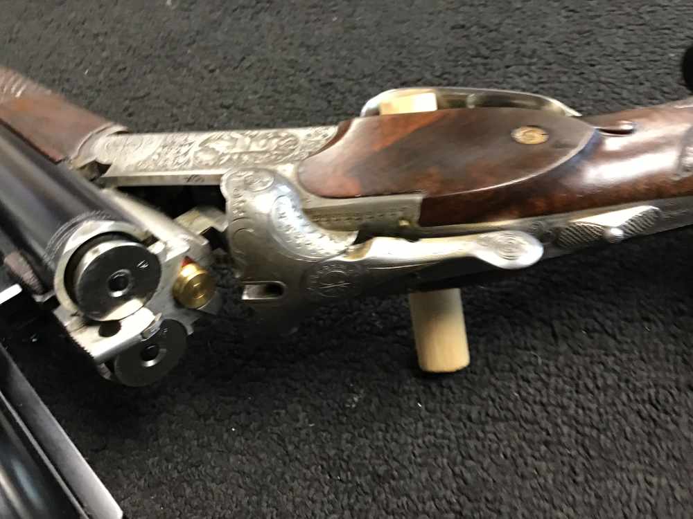 GEER MERKEL SUHL 12GA SIDE BY SIDE AND 30-06 BELOW MODEL IS A DRILLING-img-12