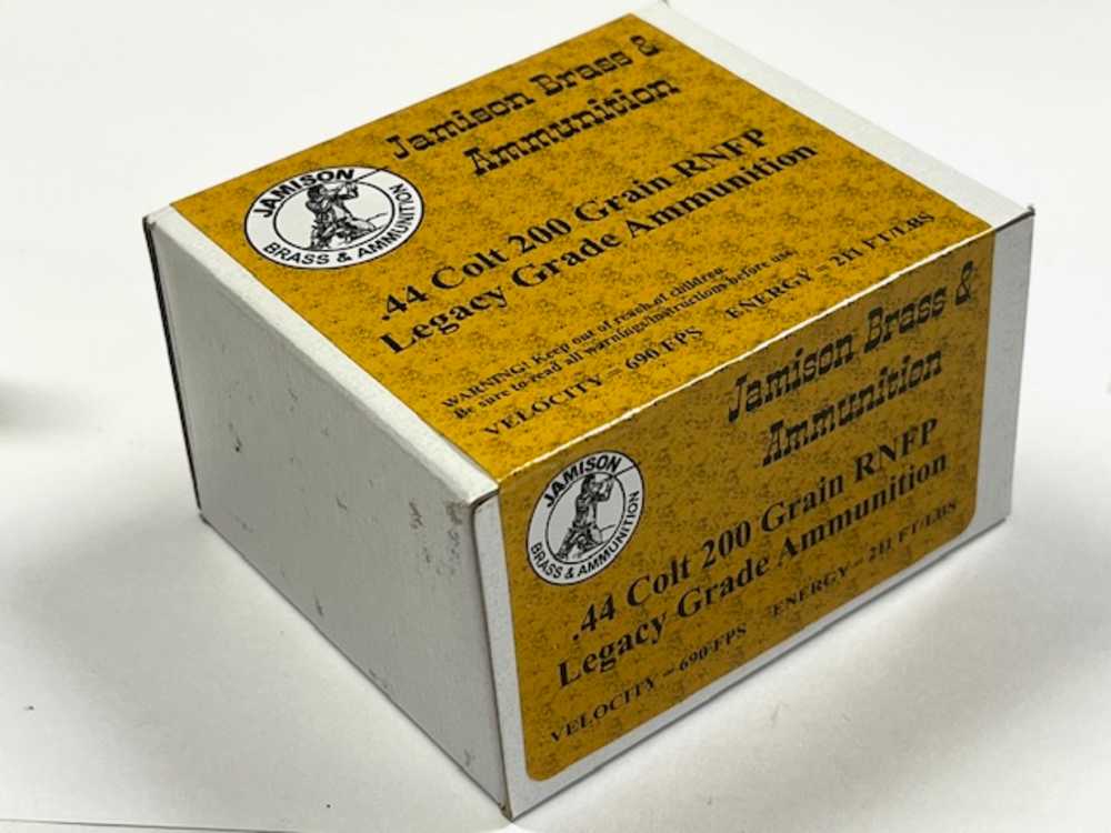  Jamison Legacy Grade 44 Colt 200gr RNFP Lead Factory Loaded "80 Rounds" -img-2