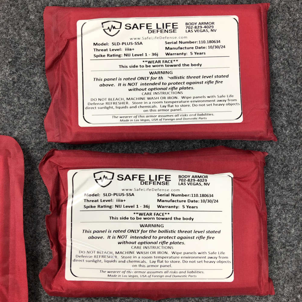 Safe Life Defense XL Tactical Enhanced Multi-Threat Coyote Soft Armor IIIA+-img-6