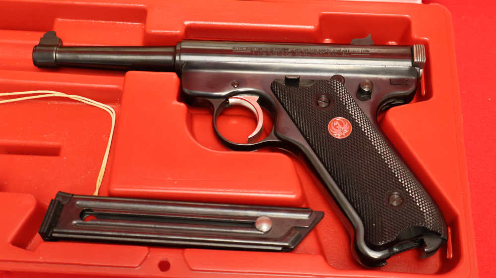 Ruger Model Mark II 22LR 50 Year Anniversary Pistol W/ BOX -img-1