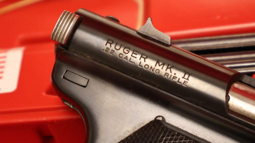 Ruger Model Mark II 22LR 50 Year Anniversary Pistol W/ BOX -img-5