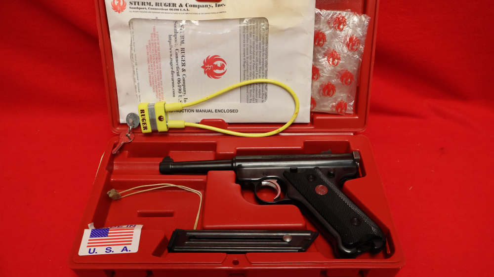 Ruger Model Mark II 22LR 50 Year Anniversary Pistol W/ BOX -img-0