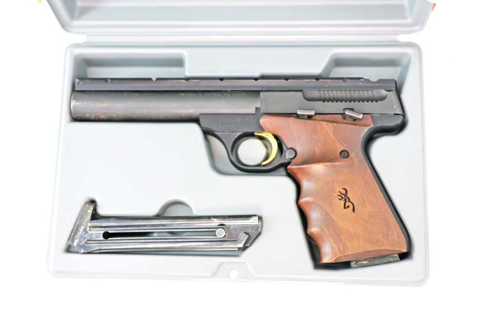 Browning Buck Mark Target 5.5" W Box & Custom Rail Excellent Condition-img-0