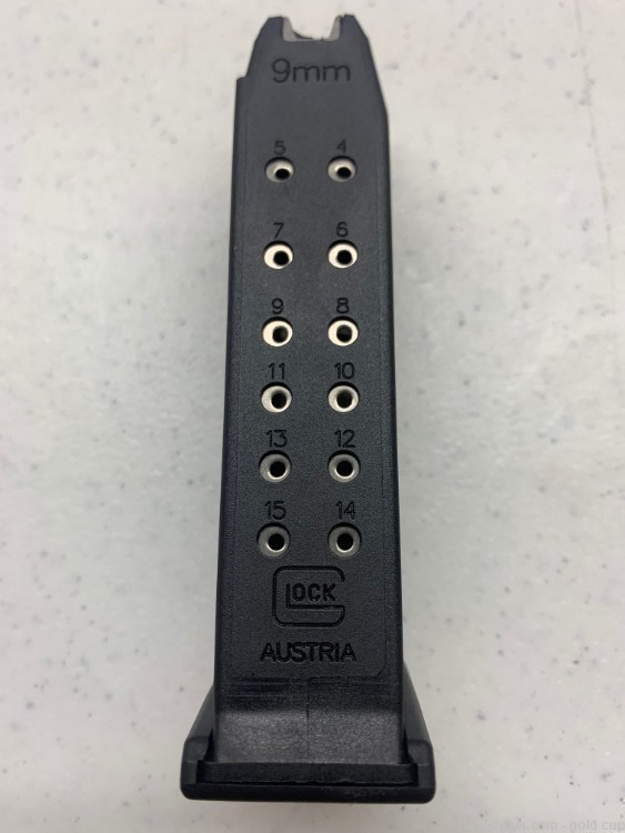 Factory Glock 19 Gen 1 thru 5 Magazine Factory New 15 RD 9 MM-img-0