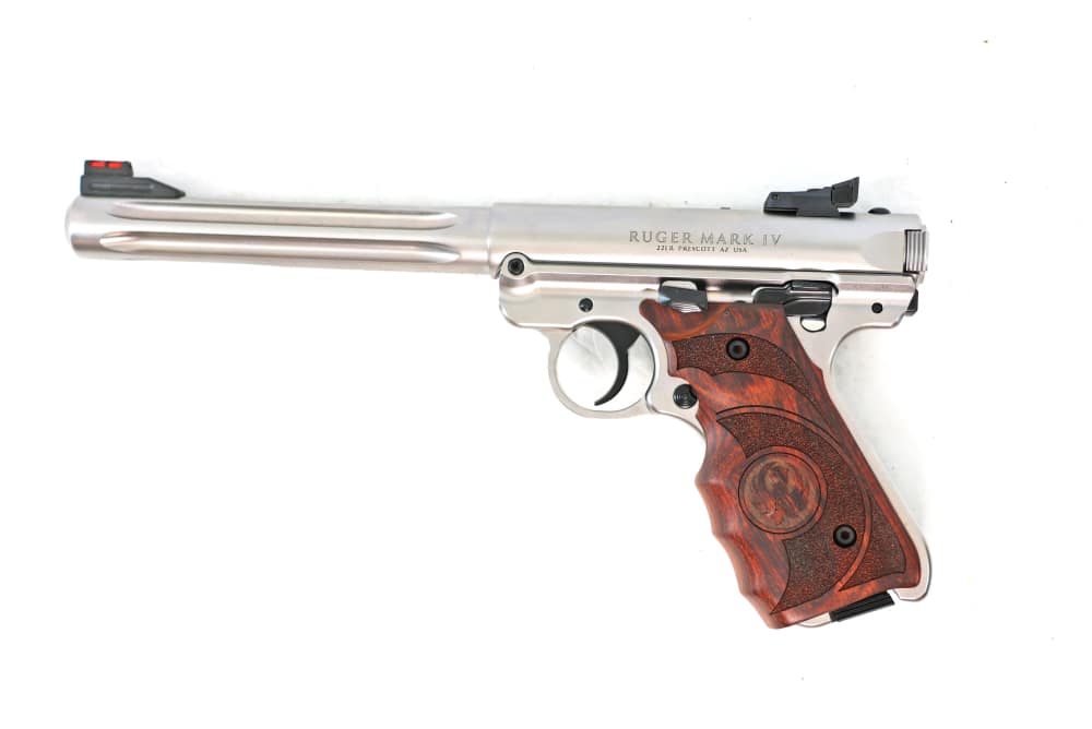 Ruger Mark IV Hunter Custom Satin Steel LNIB .22LR 6.8"-img-5