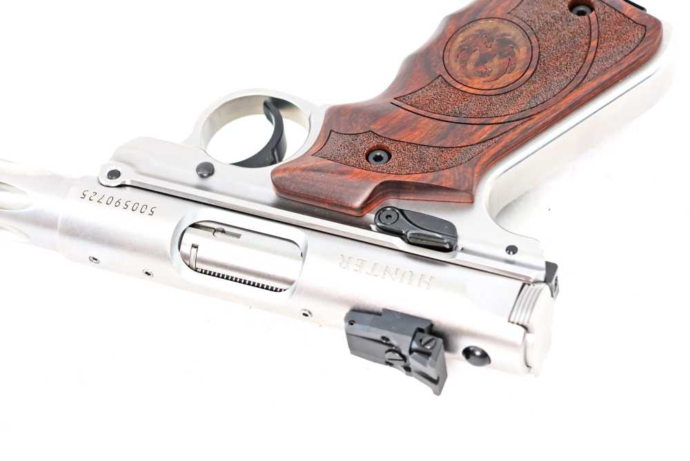 Ruger Mark IV Hunter Custom Satin Steel LNIB .22LR 6.8"-img-10