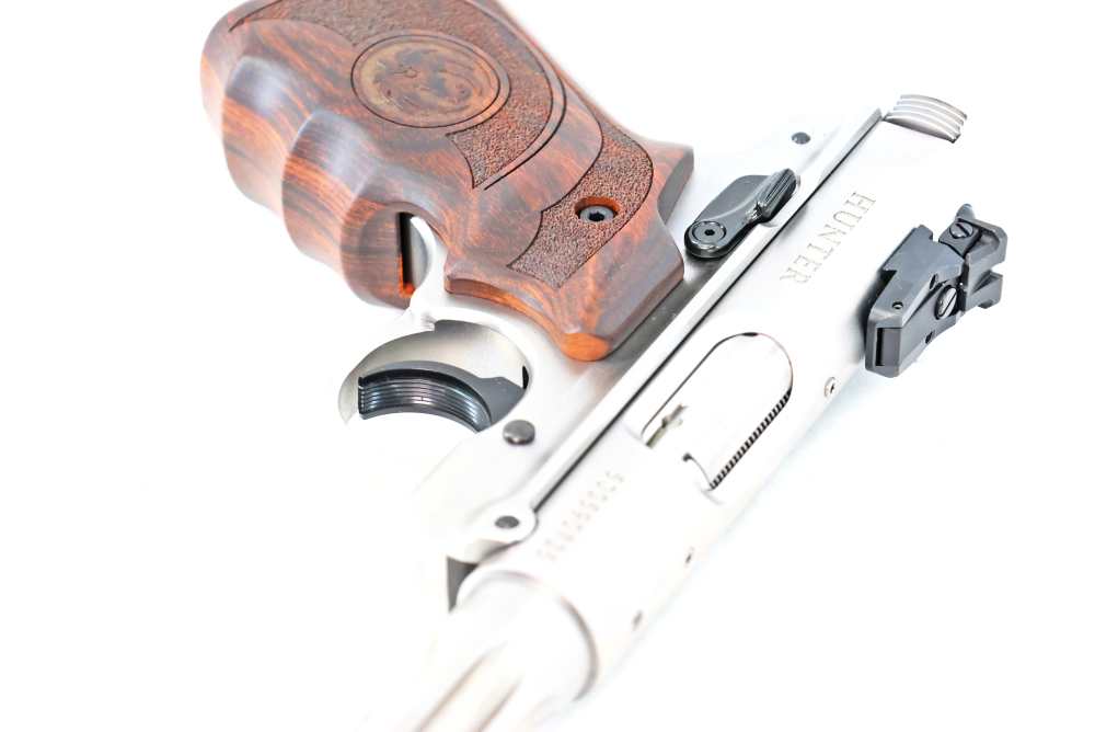 Ruger Mark IV Hunter Custom Satin Steel LNIB .22LR 6.8"-img-12