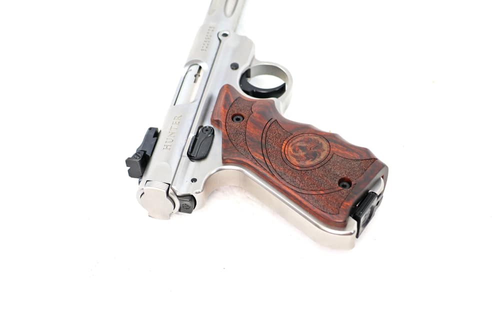 Ruger Mark IV Hunter Custom Satin Steel LNIB .22LR 6.8"-img-9