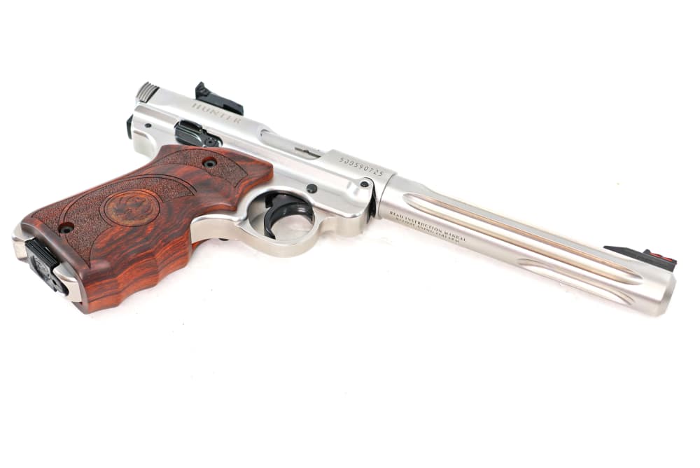 Ruger Mark IV Hunter Custom Satin Steel LNIB .22LR 6.8"-img-0