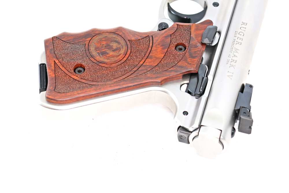 Ruger Mark IV Hunter Custom Satin Steel LNIB .22LR 6.8"-img-6