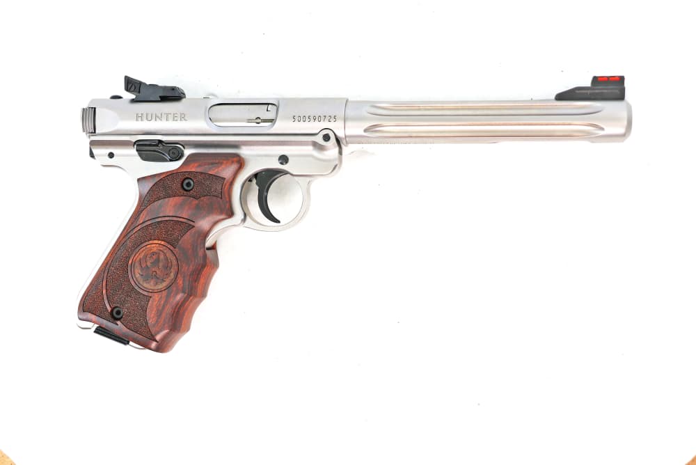 Ruger Mark IV Hunter Custom Satin Steel LNIB .22LR 6.8"-img-1