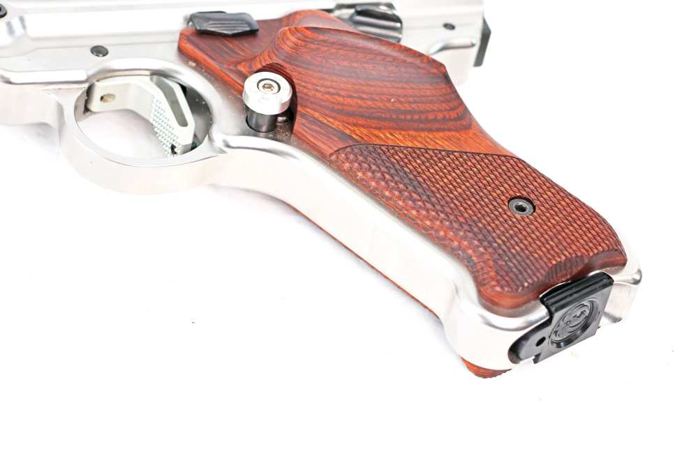 Ruger Mark IV Hunter Custom Satin Steel Like New .22LR 6.8" -img-2