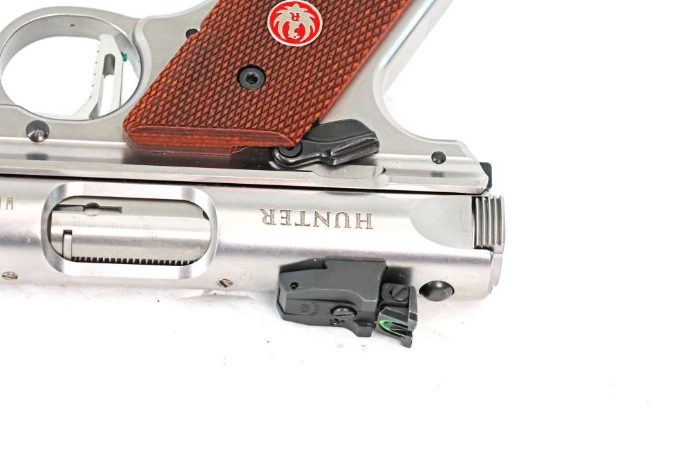 Ruger Mark IV Hunter Custom Satin Steel Like New .22LR 6.8" -img-11