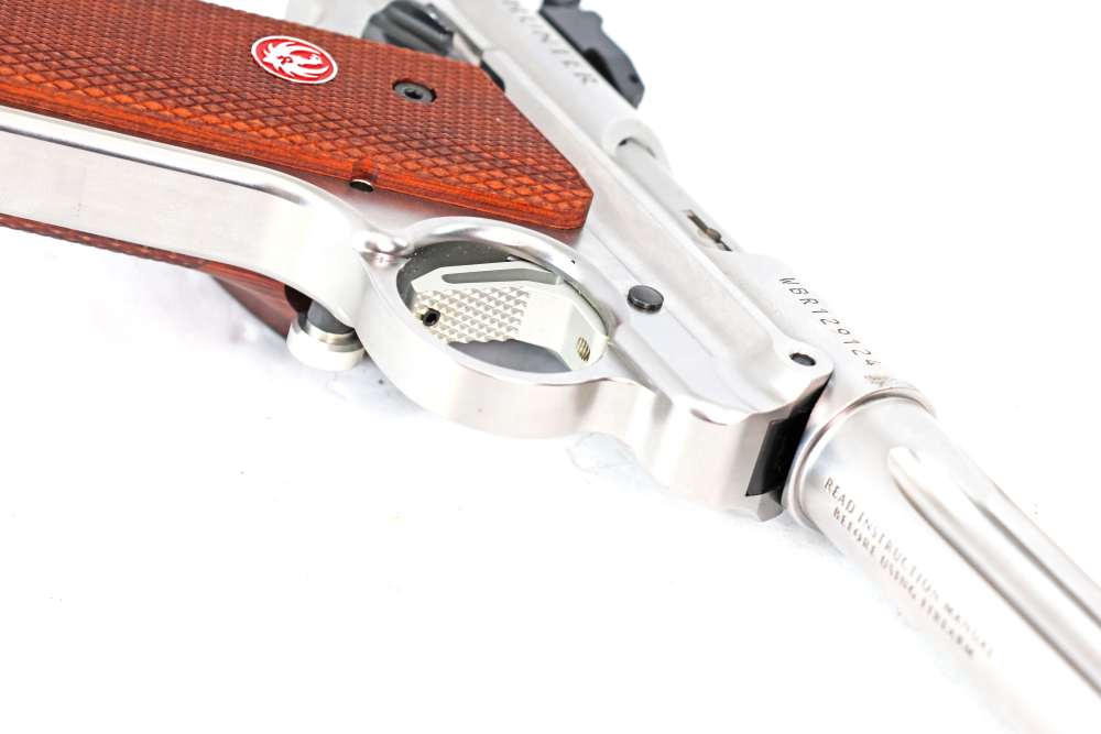 Ruger Mark IV Hunter Custom Satin Steel Like New .22LR 6.8" -img-8