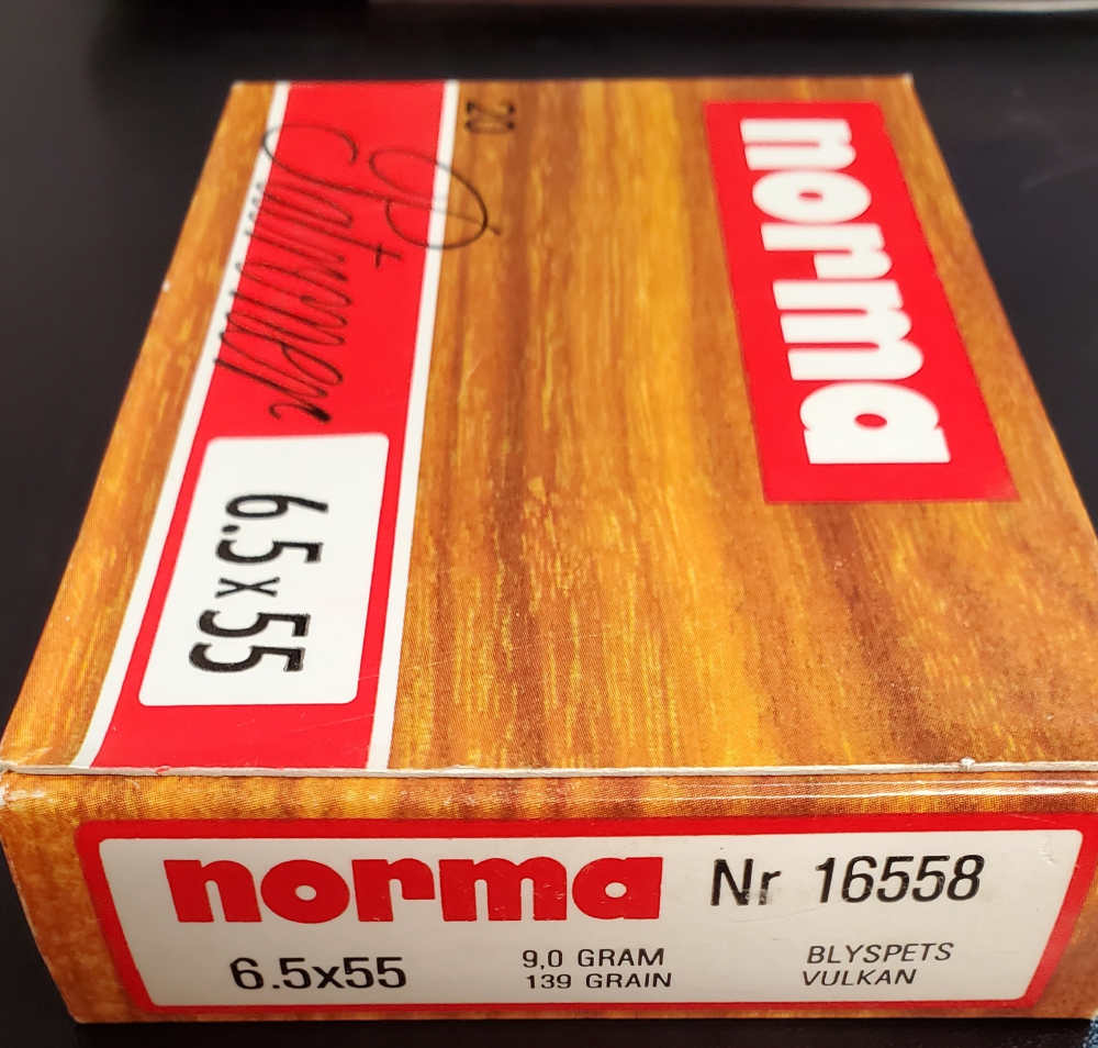 Norma 6.5x55 Swedish 139gr Vulkan – 20 Rounds – Excellent Condition-img-0