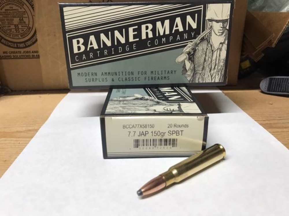 Bannerman 7.7 Jap 150gr SP BT 200 Rounds 7.7x58-img-0