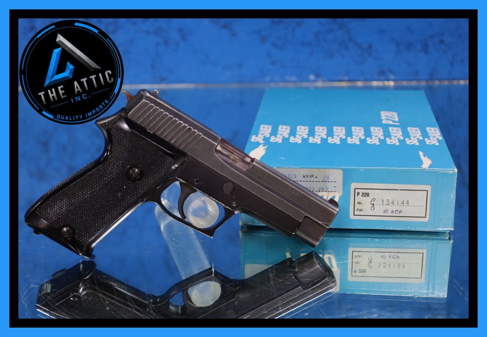 Sig Sauer P220 45ACP Rare Heel Release Made in Germany With Box-img-0