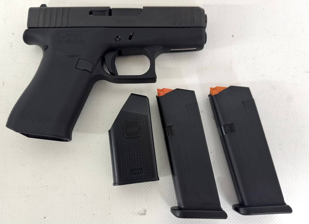 Glock 43X 9mm Luger 3.41" USA Front Rail 2×10RD Magazines UX4350201-img-3