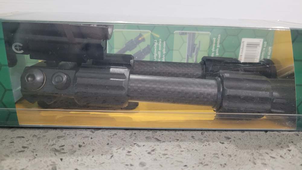 Caldwell AccuMax 6-9" Carbon Fiber Bipod, New-in-box-img-1