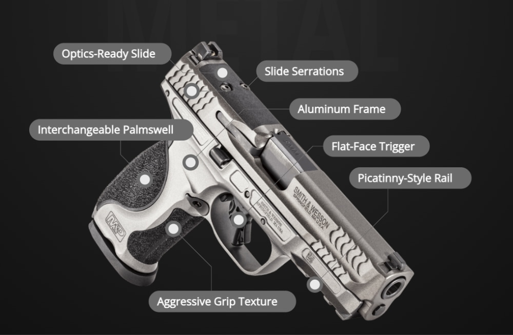 M&P®9 M2.0 METAL IN FDE WITH THREADED BARREL SKU: 14163-img-1