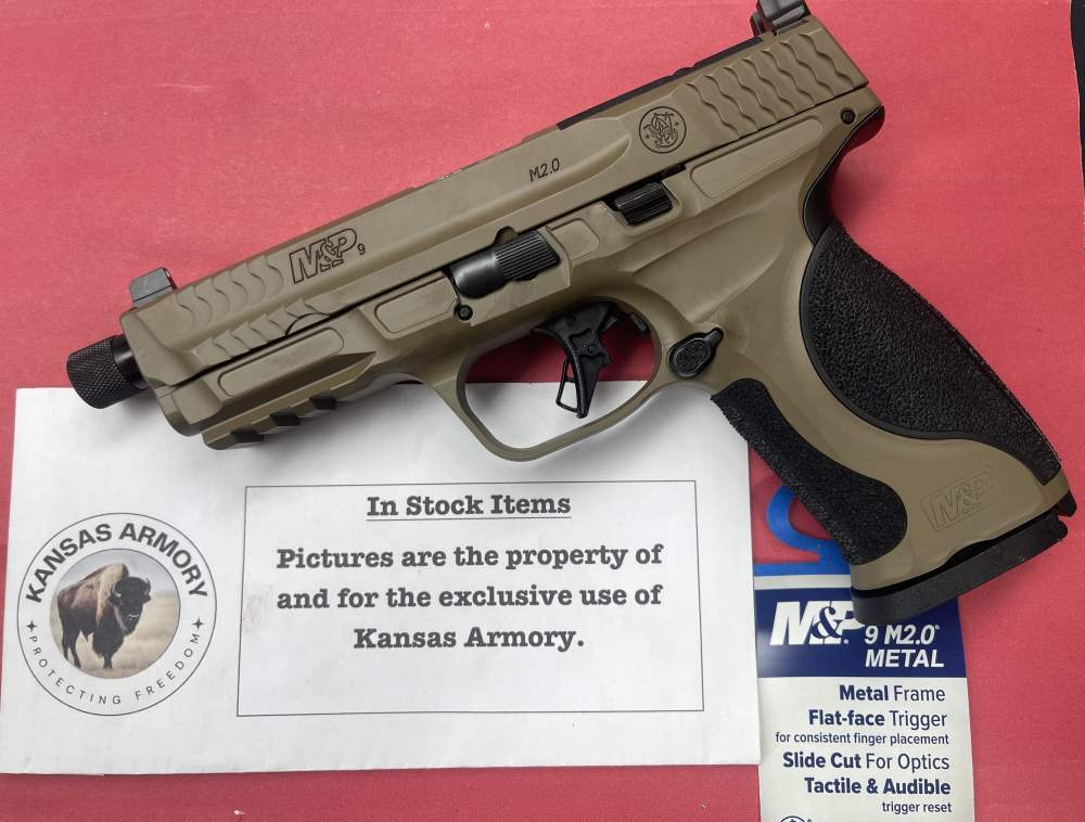 M&P®9 M2.0 METAL IN FDE WITH THREADED BARREL SKU: 14163-img-0