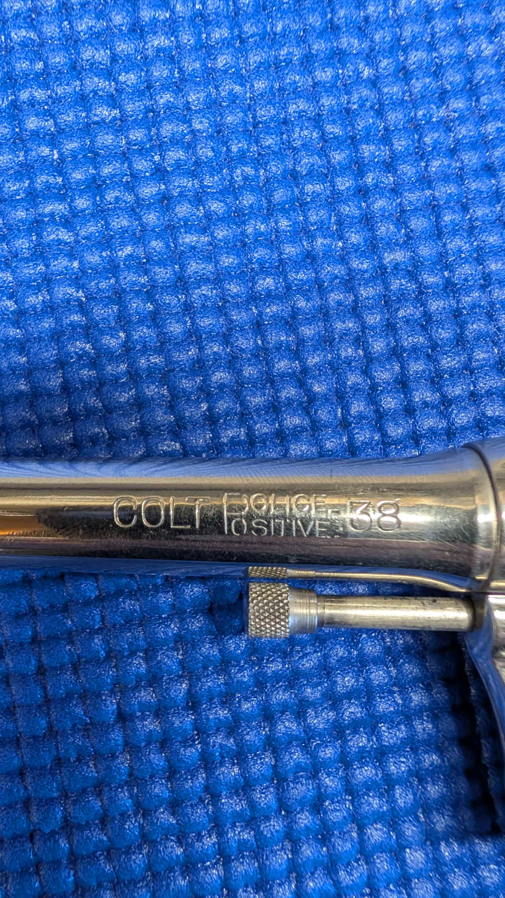 Colt Police Positive, Nickel, 38 SW, Colt letter-img-14
