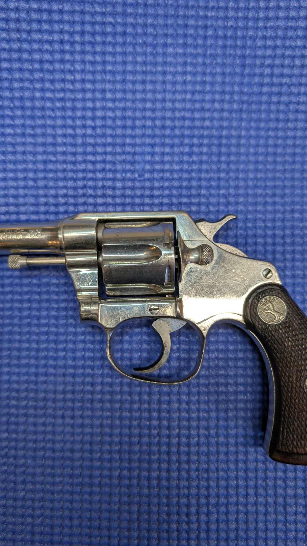 Colt Police Positive, Nickel, 38 SW, Colt letter-img-7