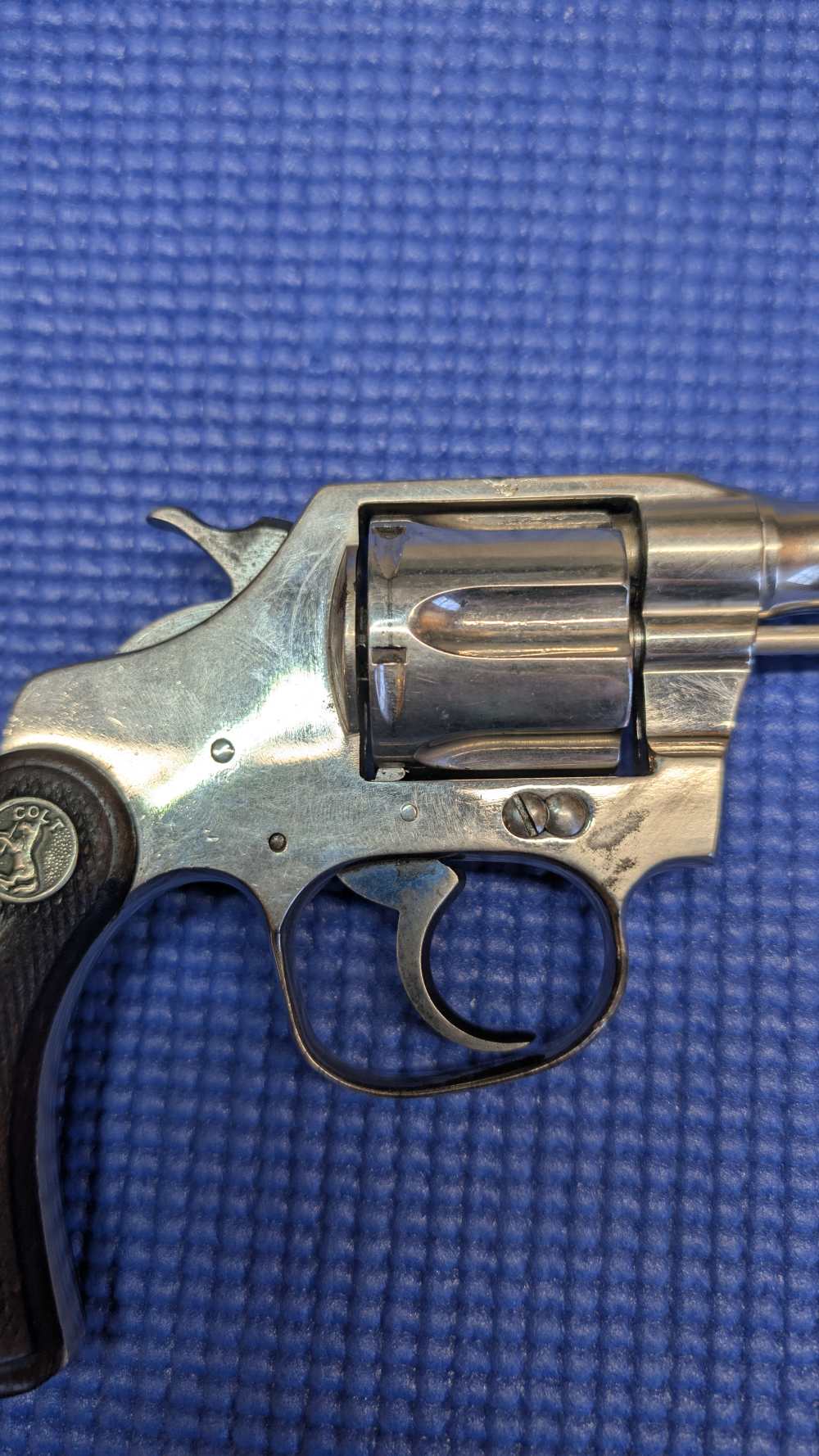 Colt Police Positive, Nickel, 38 SW, Colt letter-img-4