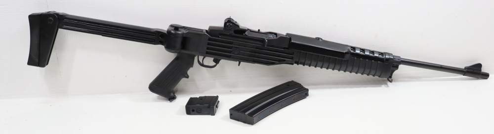 RUGER PRE-BAN MINI-14 SEMI-AUTO .223 REM W/ RAM LINE FOLDING STOCK 2 MAGS-img-0