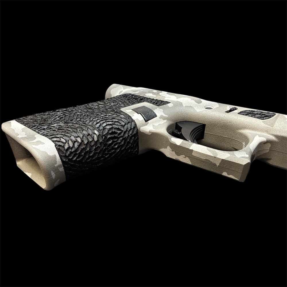 NEW Glock 43X G43X 48 43 Complete Lower MOS OEM Stippled Frame Gray Camo-img-3