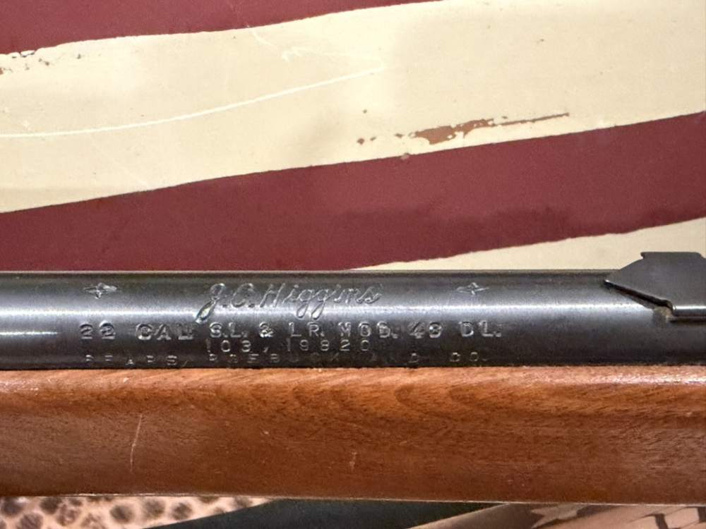 JC HIggins Model 43 DL .22 Pre-1968 NSN-img-15