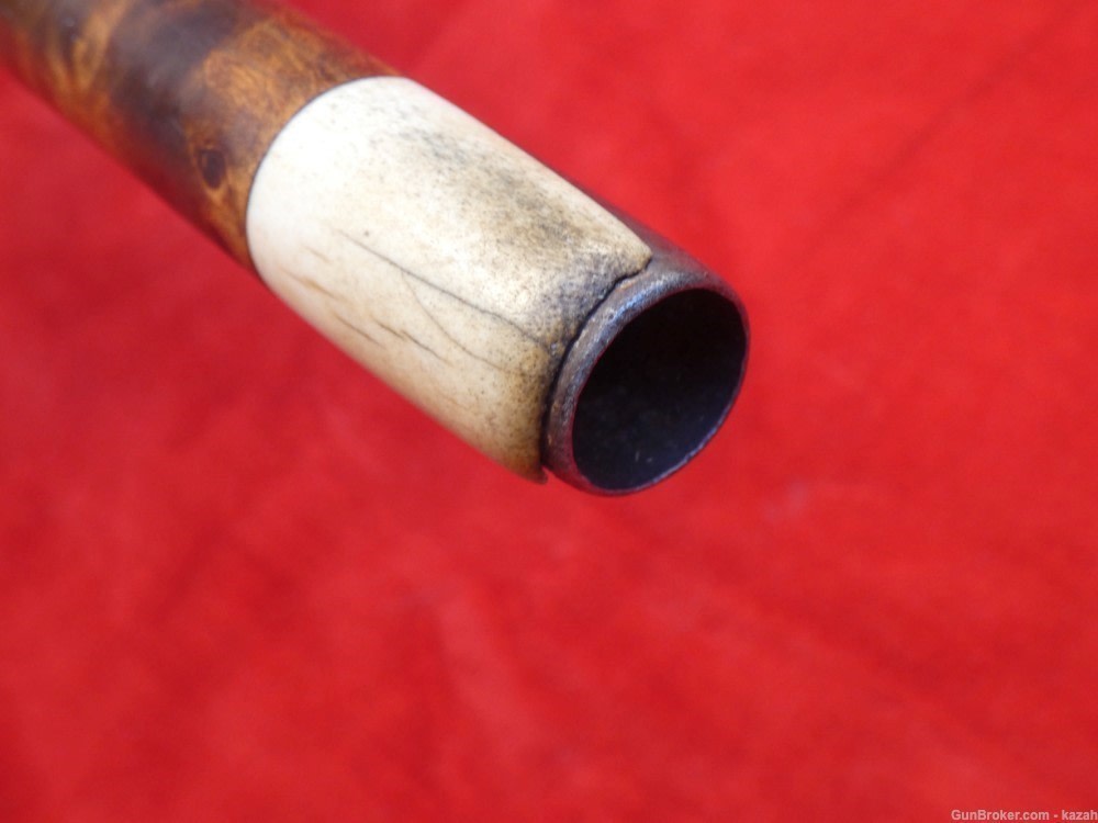 FINEST ANTIQUE PERSIAN FLINTLOCK PISTOL DAMASCUS BARREL Middle Eastern -img-35