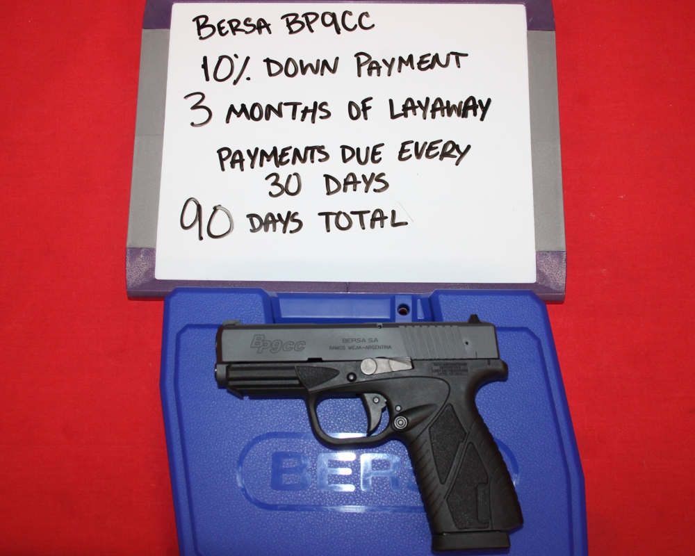 Bersa BP9CC 9MM 3.3" Barrel, LAYAWAY AVAILABLE!-img-0