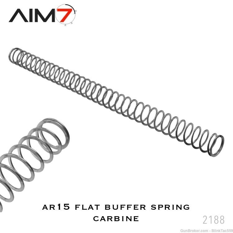 AIM7 AR-15/M16 Enhanced Carbine Flat Wire Buffer Tube Kit Mil-Spec -img-1
