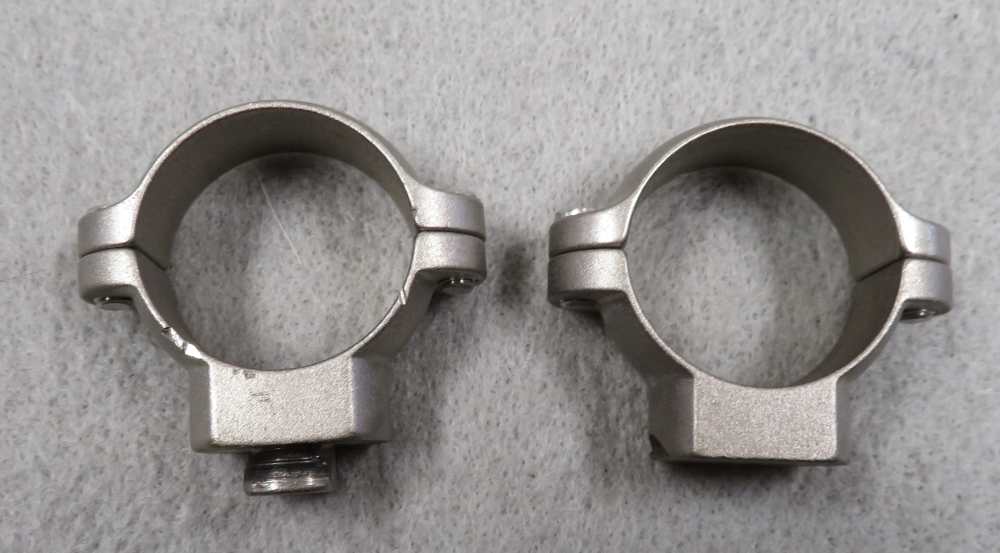 One set of Leupold 1 Inch SS Scope Rings-img-0