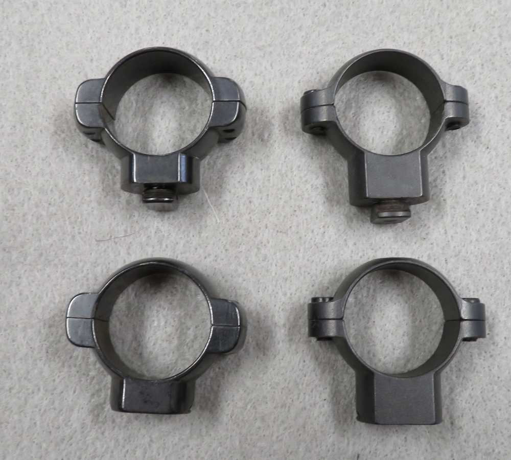Two sets of Leupold 1 Inch Steel Scope Rings-img-0