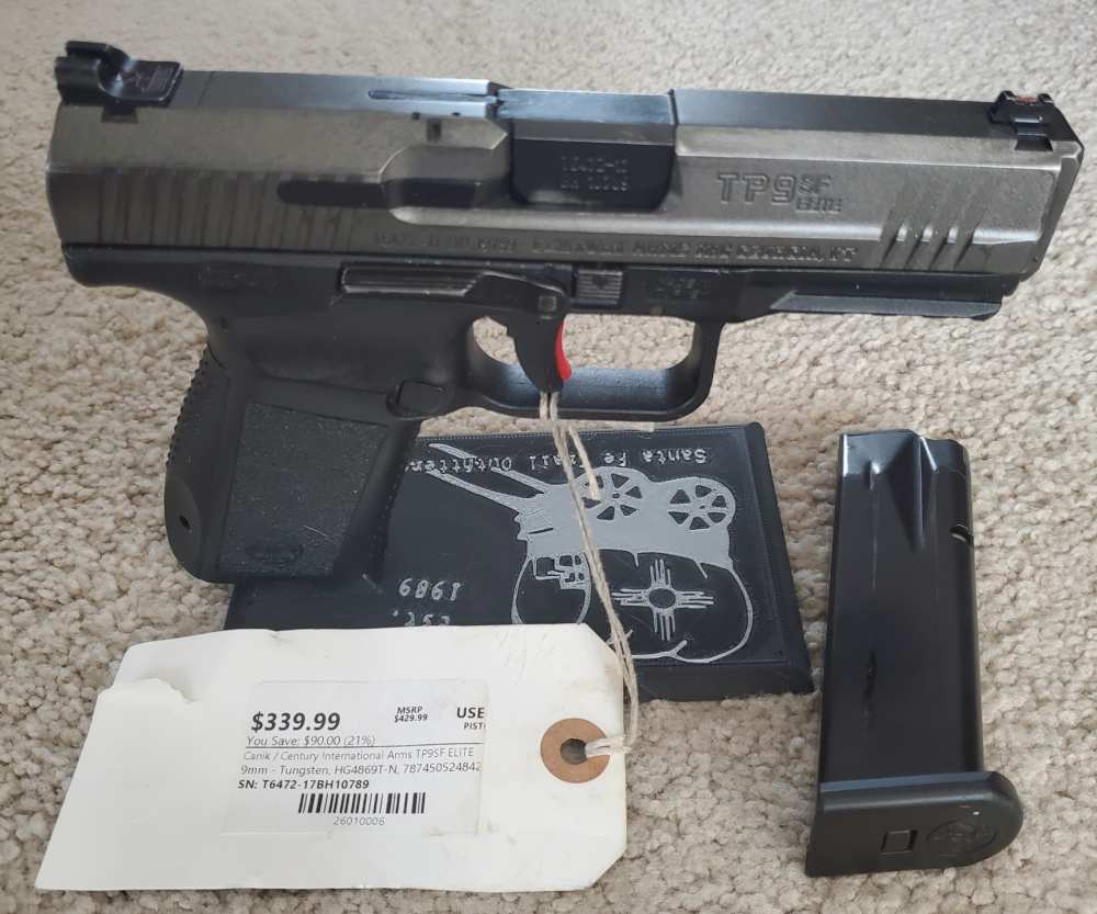 Canik TP9SF Elite Tungsten Cerakote-img-1