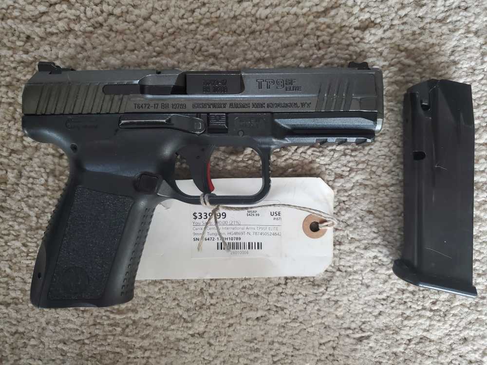 Canik TP9SF Elite Tungsten Cerakote-img-3