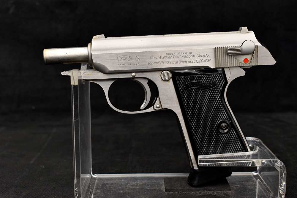 1993 Walther PPK/S Stainless .380 ACP 3.3" BBL Complete Package Test Target-img-22