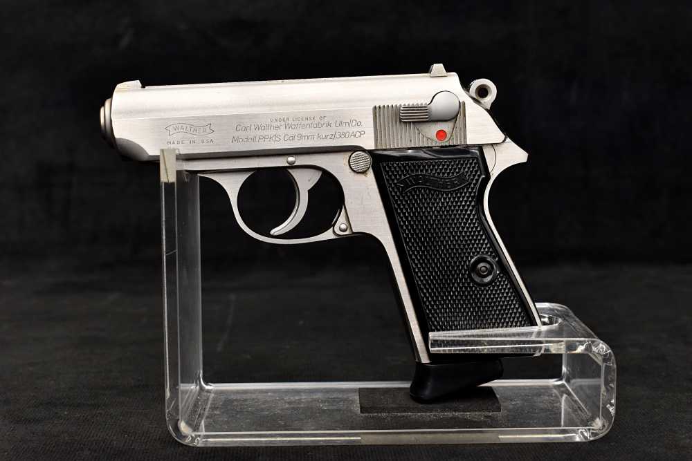 1993 Walther PPK/S Stainless .380 ACP 3.3" BBL Complete Package Test Target-img-9