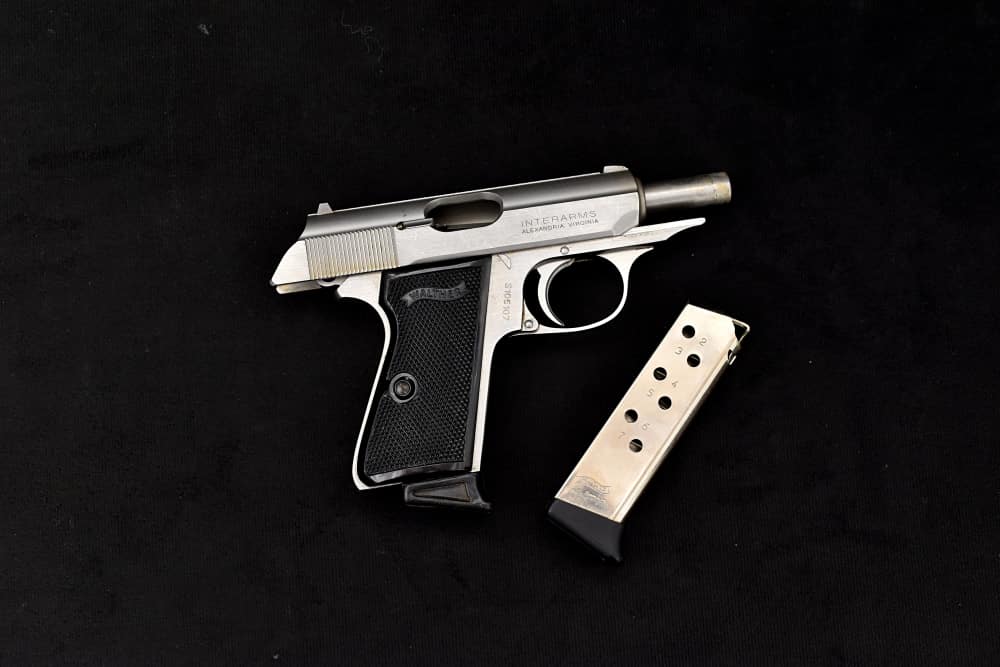 1993 Walther PPK/S Stainless .380 ACP 3.3" BBL Complete Package Test Target-img-31