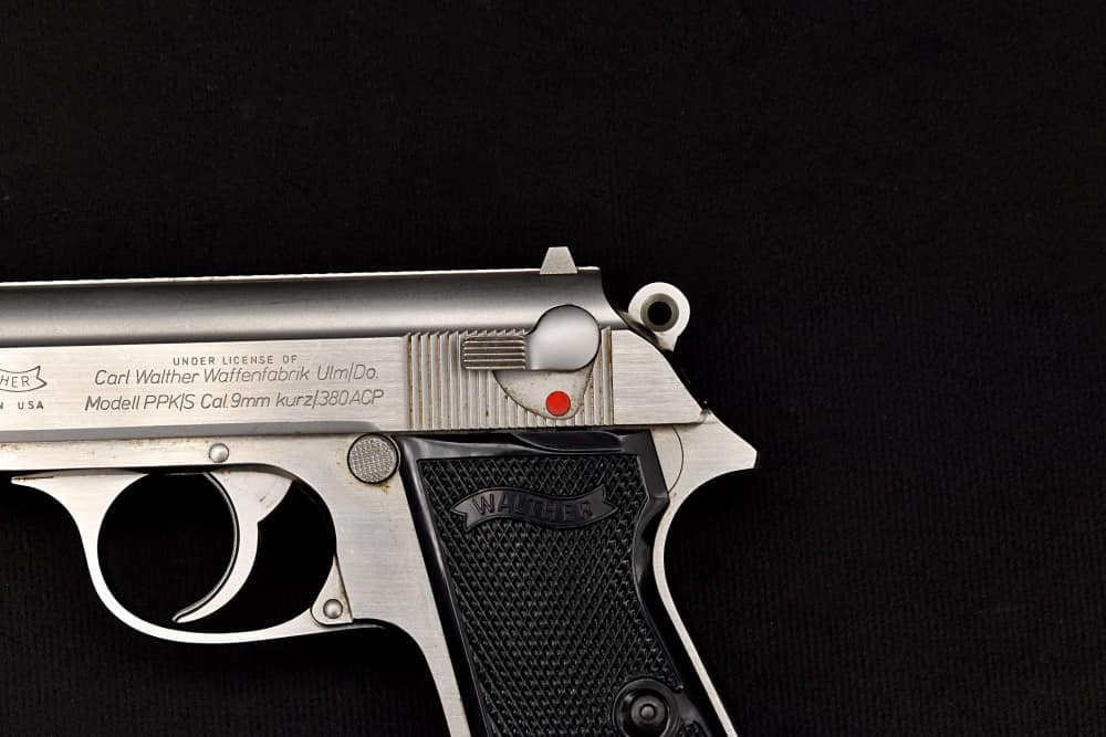 1993 Walther PPK/S Stainless .380 ACP 3.3" BBL Complete Package Test Target-img-4