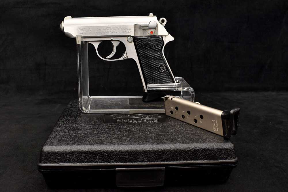 1993 Walther PPK/S Stainless .380 ACP 3.3" BBL Complete Package Test Target-img-2