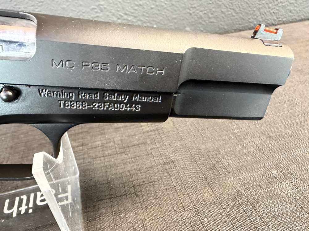 Like New EAA Girsan MCP35 Match 9mm 4.87" Barrel 15+1 Ambi Safety -img-1