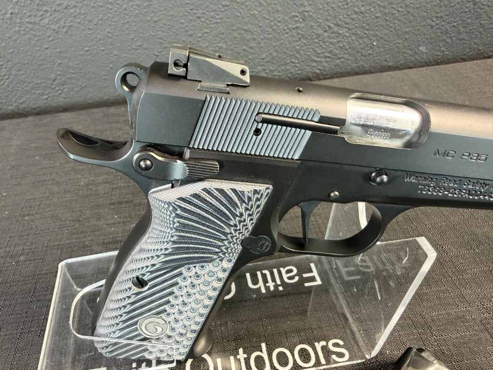 Like New EAA Girsan MCP35 Match 9mm 4.87" Barrel 15+1 Ambi Safety -img-2