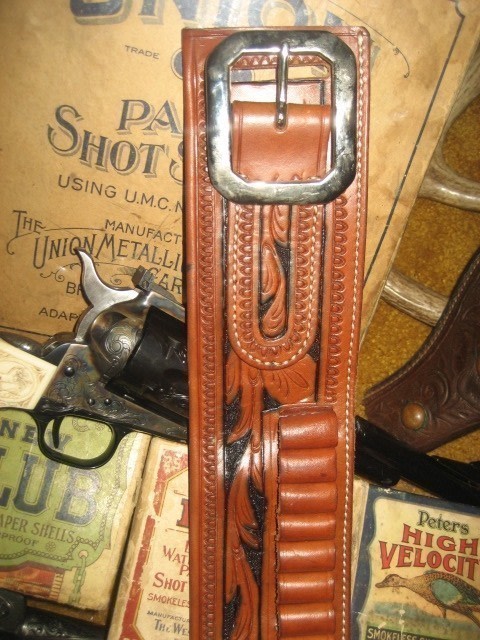 LIKE NEW EL PASO SADDLERY MONEYBELT 44/45 LOOP'S !-img-1