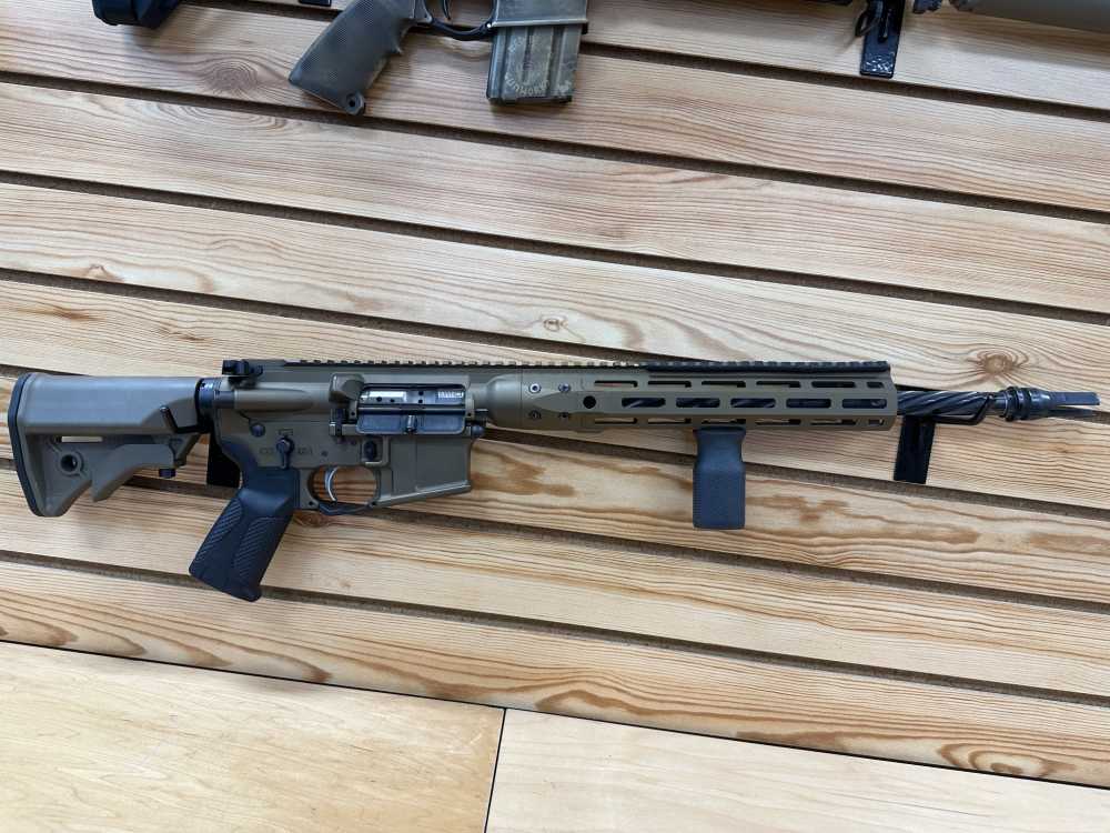 LWRC M6IC-DI AR-15 5.56MM 16" Burnt bronze w/ UCIW stock-img-0