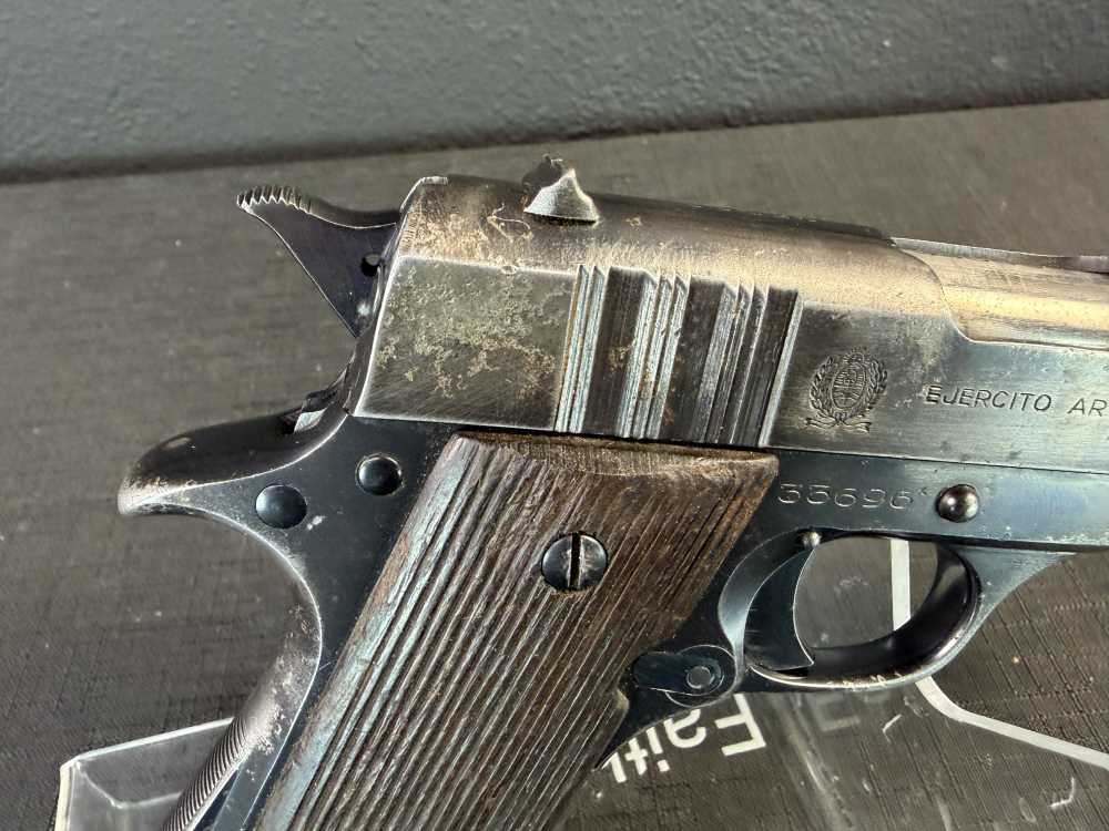 HAFDASA Ballester-Molina .45 ACP Ejército Argentino Matching Numbers C&R OK-img-3
