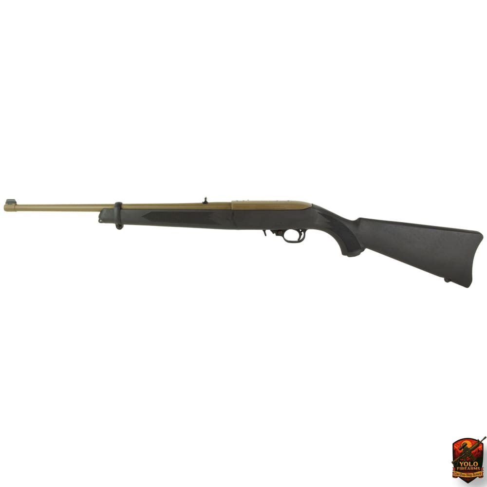RUGER 10/22 CARBINE .22 LR 18.5" FDE CERAKOTE 10RD -img-1