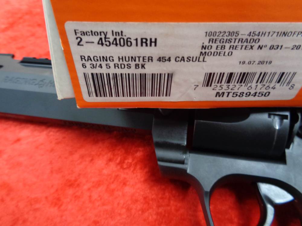 Taurus RAGING HUNTER 454 Casull 45 Colt LC Ported SA/DA LNIB WE TRADE-img-20